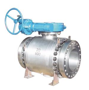 trunnion mounted ball valve