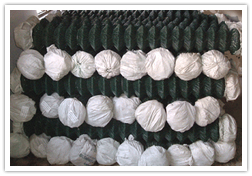 Plastic Coated Chain Link Wire Mesh Fabric For Sale