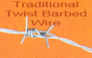 Traditional Twist Barbed Wire For Sale