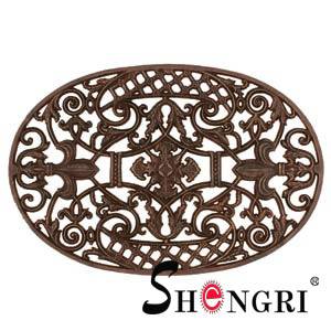 Cast Iron Oval Door Mat Srmd-3003