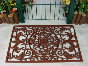 Cast Iron Rectangle Door Mat Srmd-3006