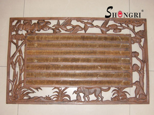 dog door mat coir srmd 3049