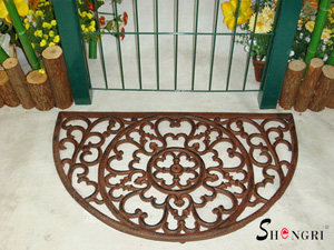 For Sell Round Circle In Half Moon Door Mat Srmd-3010