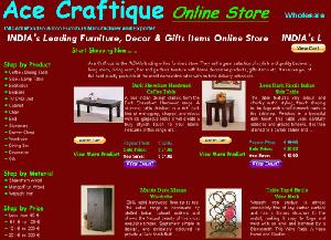 furniture shop store indian coffee table shopping