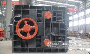 triple roller crusher 70 ton hour limestone crushing plant