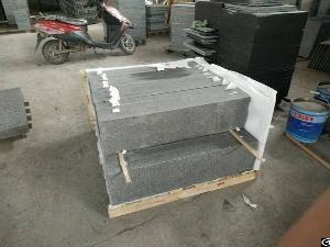 G684 Black Pearl Flamed Kerbstone