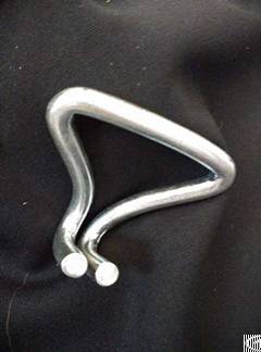 Double J Hook With Zinc Plating