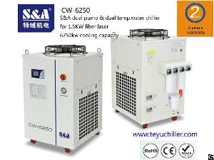 dual temp chiller cw 6250 laser ipg 1500w