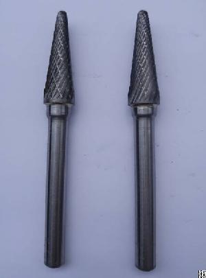 Sl Taper Shape With Radius End Burs Solid Carbide
