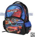 Street Race Car Print Kids Backpacks