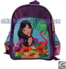 summer purple kids backpacks