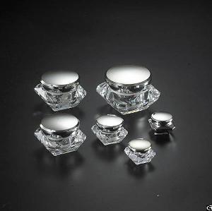 5gm 10gm 15gm 30gm 50gm cosmetic jar diamond shaped