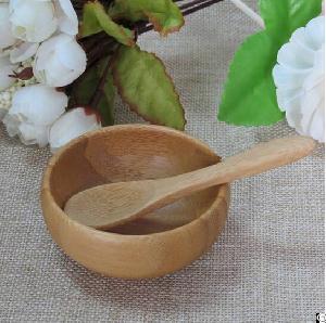 cosmetic bamboo spa bowl