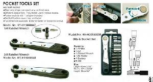 Multi-function Pocket Tool Set With Sockets Bits