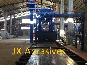 plate structure cleaning shot blasting machine