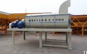 Best Selling Wbz500 Stabilized Soil Batching Plant Mixing Station With Gost Certificate