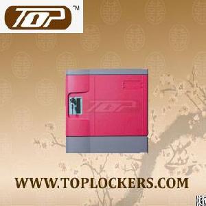 Six Tier School Lockers Abs Plastic, Pink Color