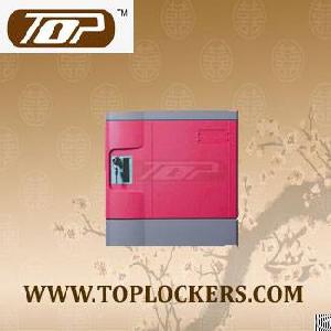 six tier school lockers abs plastic pink