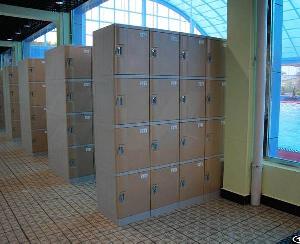 Swimming Pool Lockers, Coffee Color