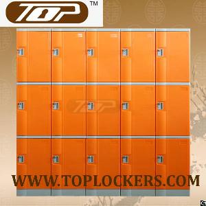 triple tier abs plastic cabinets orange