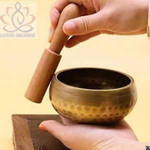 meditation singing bowl tibetan yoga himalayan hand hammered chakra