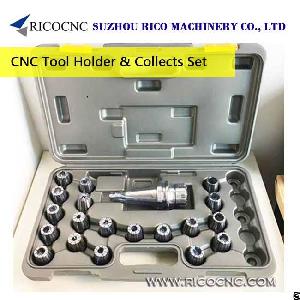 Cnc Router Milling Tool Holder Collets Chuck Set With Metric Er Collet Sets