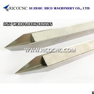 High Speed Steels V Cutter Hss Woodturning Tool Cnc Wood Lathe Knife Turning Tools