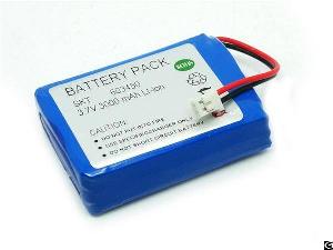 Rechargeable Li-polymer 603450 3.7v 3000mah Battery Pack With Protection Pcm And Connector