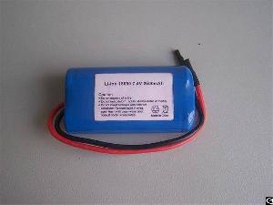 Rechargeable Lithium Ion 18650 2s1p 7.4v 2600mah Battery Pack Made Of Samsung Icr18650-26f