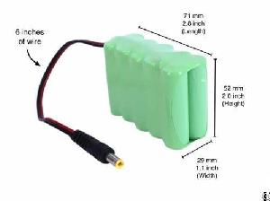 rechargeable ni mh aa battery packs connector