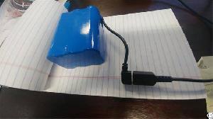 Name Brand Li-ion 18650x6 Battery Pack With Built-in Protection Pcm And Dc Connector
