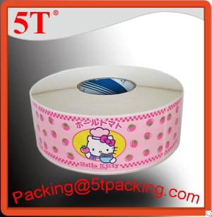 adhesive labels printed rolls