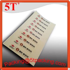 logo stickers sheets