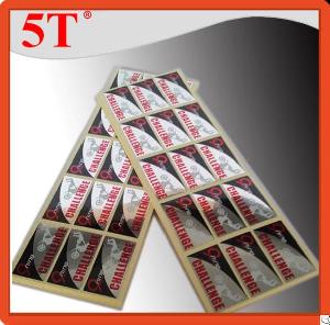 metallic adhesive labels perfumes
