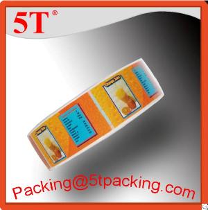 Orange Juicy Bottle Labels With Self Adhesive