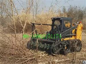 skid steer loader forestry mulcher implements