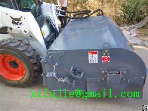 Xuzhou Lujie Box Sweeper Implements For Skid Steer Loader