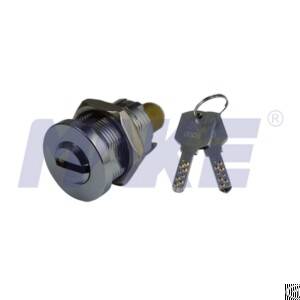 Zinc Alloy, Brass Vending Lock Cylinder, Spindle Nut With Line Groove