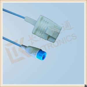 Biolight 12pin Reusable Spo2 Sensor, Adult Silicone Soft Tip, L 3m