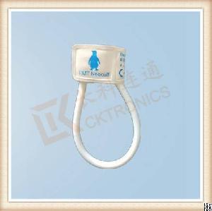 Disposable Nibp Cuff, Animal Use, White Fiber, Single Hose, Disposable, Neonate #2 Use, 4.2-7.1 Cm