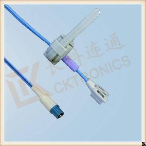 Draeger 7 Pin Reusable Spo2 Sensor, Neonate Silicone Wrap Y , L 3m