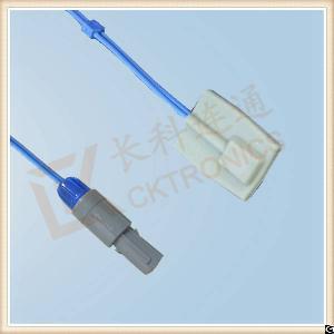 General 7 Pin Reusable Spo2 Sensor, Pediatric Silicone Soft Tip, L 3m