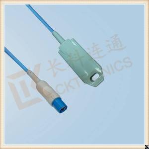 Hellige 10 Pin Reusable Spo2 Sensor Adult Finger Clip, L 3m