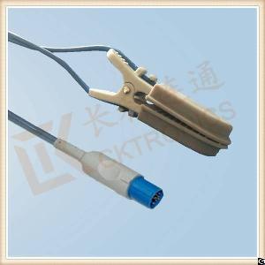 Hellige 10 Pin Reusable Spo2 Sensor, Veterinary Animal Use, L 3m