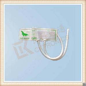 Whitedisposable Nibp Cuff, Animal Use , White Fiber, Double Hose, Disposable, Neonate #4 Use, 6.9-11