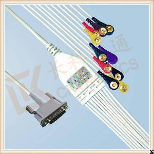 wholesale philips ecg cable 10 leadwires snap iec