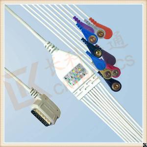 Wholesaler Kenz Pc 109 One Piece Ecg Cable 10 Leadwires Snap, Iec