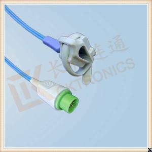 Bionet 6 Pin Reusable Spo2 Sensor, Neonate Silicone Wrap, L 3m