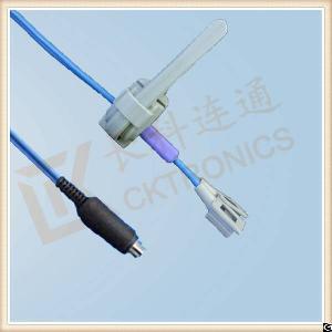 Biosys 6 Pin Reusable Spo2 Sensor , Neonate Silicone Wrap Y , L 3m
