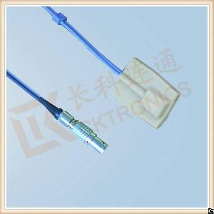 Csi Criticare 5 Pin Reusable Spo2 Sensor, Pediatric Silicone Soft Tip, L 3m